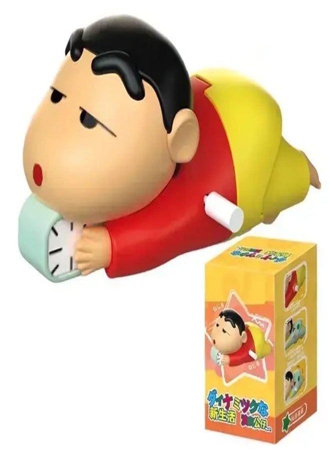 SHASHIKIRAN Shinchan Manual Clockwork Toy Anime 5CM Character Styling Crawling Flat Push Children's Toy Moving Birthday Gift Figure - Image 3